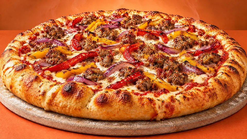 Sausage & Peppers pizza